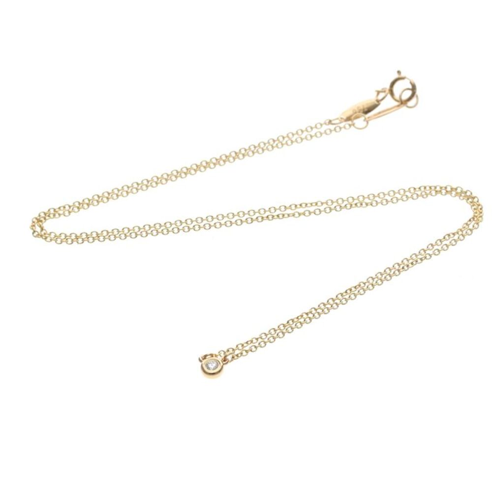 Tiffany & Co. Elsa Peretti Diamonds By The Yard Pendant 18K Rose Gold With